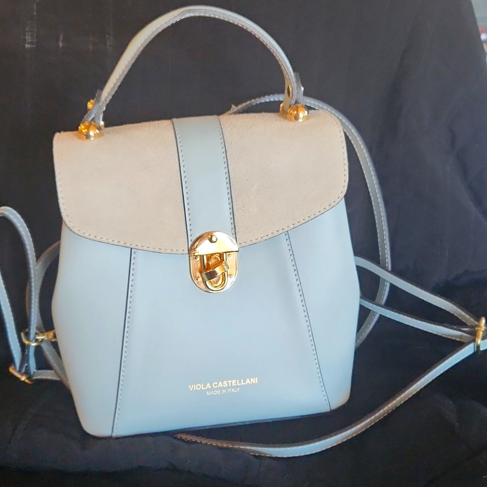 Viola Castellani powder blue bag